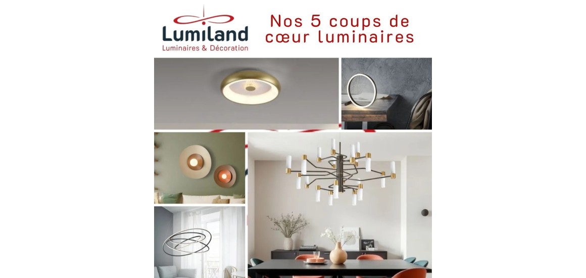 Nos 5 coups de cœur luminaires à découvrir cet été en magasin